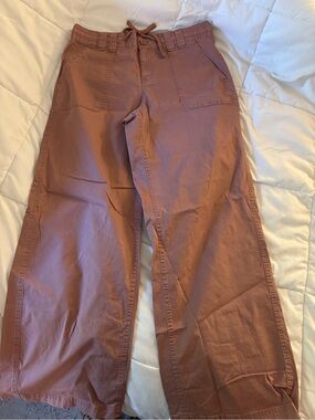 Aeropostale Women’s Wide-Leg Chinos - Mauve Rust NWOT